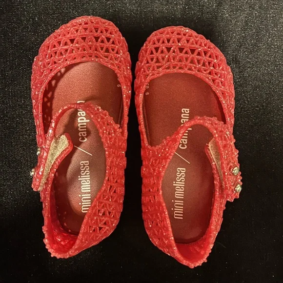 Mini Melissa Campana Red Size 6 - Picture 5 of 5